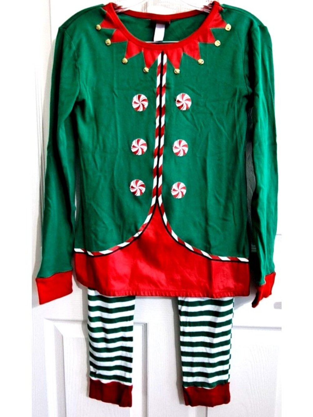 Wondershop S Multicolor Long Sleeve Christmas Pajamas Holiday  Elf